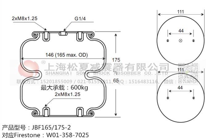 JBF165/175-2橡膠<a href='http://yhhd555.cn/' target='_blank'><u>空氣彈簧</u></a>